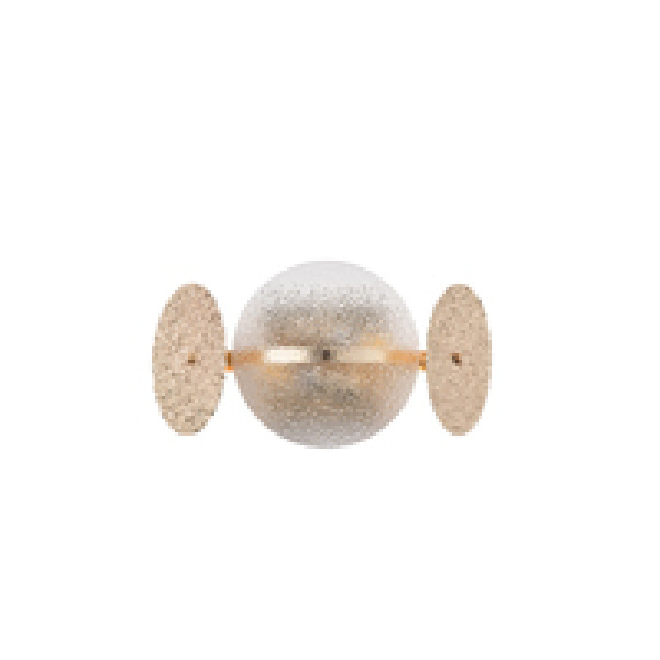 ΑΠΛΙΚΑ ΤΟΙΧΟΥ 2XE14 MAX 8W 160Χ330Χ180mm ΧΡΥΣΟ ARTE ILLUMINA GLOW - Image 2