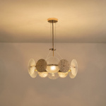ΦΩΤΙΣΤΙΚΟ KΡΕΜΑΣΤΟ 6XE14 MAX 8W Φ560mmΧΡΥΣΟ ARTE ILLUMINA GLOW - Image 3