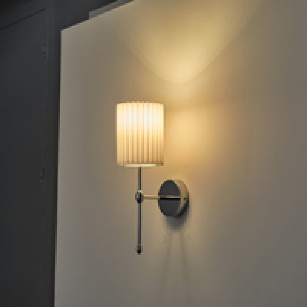 ΑΠΛΙΚΑ ΤΟΙΧΟΥ ΥΦΑΣΜΑ 1XE14 Max15w 180Χ130Χ400mm ΛΕΥΚΟ ARTE ILLUMINA VELI - Image 3
