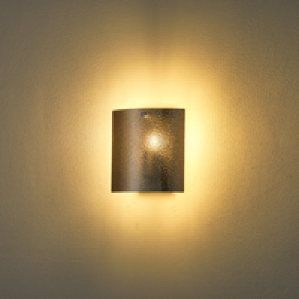 ΑΠΛΙΚΑ ΤΟΙΧΟΥ ΜΕΤΑΛΛΟ-ΓΥΑΛΙ 1XE14 ΜΑΧ  15w 75X170X180mm ΜΑΥΡΟ ARTE ILLUMINA FOLIA - Image 3