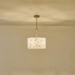 ΦΩΤΙΣΤΙΚΟ ΚΡΕΜΑΣΤΟ ΥΦΑΣΜΑ 3ΦΩΤΟ 3XE14 MAX 8W Φ380mm ARTE ILLUMINA VERONA - Image 3