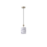 ΦΩΤΙΣΤΙΚΟ ΚΡΕΜΑΣΤΟ ΥΦΑΣΜΑ 1ΧΕ14 ΜΑΧ 8W Φ130mm ARTE ILLUMINA VERONA - Image 2
