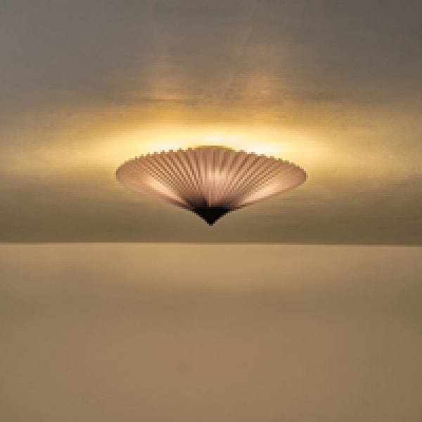 ΠΛΑΦΟΝΙΕΡΑ ΥΦΑΣΜΑ 5XE14 ΜΑΧ  15wΦ450mm ΓΚΡI ARTE ILLUMINA FLOAT - Image 3