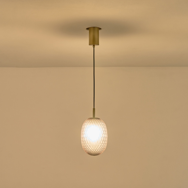 ΦΩΤΙΣΤΙΚΟ ΚΡΕΜΑΣΤΟ ΓΥΑΛΙ 1XE27 Max15w 150X230mm ΚΟΝΙΑΚ ARTE ILLUMINA CANDY - Image 3