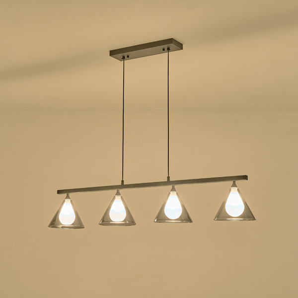 ΦΩΤΙΣΤΙΚΟ ΚΡΕΜΑΣΤΟ ΓΥΑΛΙ 4ΦΩΤΟ G9 MAX 4x10W 1080x1410mm ΦΙΜΕ ARTE ILLUMINA DELTA - Image 3