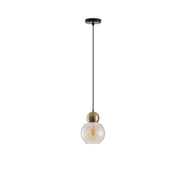 ΦΩΤΙΣΤΙΚΟ ΚΡΕΜΑΣΤΟ ΓΥΑΛΙ ΜΟΝΟΦΩΤΟ 1XE27 Max15w 150Χ1240mm ΜΑΥΡΟ ARTE ILLUMINA AURELIA - Image 2