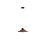 ΦΩΤΙΣΤΙΚΟ ΚΡΕΜΑΣΤΟ ΜΟΝΟΦΩΤΟ 1XΕ27 Max15w 360X1150mm ΓΥΑΛΙΣΤΕΡΟ ΣΚΟΥΡΟ KOKKINO ARTE ILLUMINA NELI - Image 2