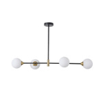 ΦΩΤΙΣΤΙΚΟ ΚΡΕΜΑΣΤΟ ΓΥΑΛΙ 4ΦΩΤΟ 4XG9 MAX 10W 1000X570mm ΜΑΥΡΟ ARTE ILLUMINA POOLS - Image 2