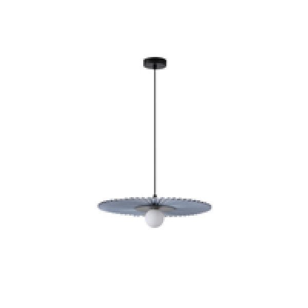ΦΩΤΙΣΤΙΚΟ ΚΡΕΜΑΣΤΟ ΜΕΤΑΛΛΟ-ΥΦΑΣΜΑ 1XG9 MAX 10W Φ480mm ΜΑΥΡΟ ARTE ILLUMINA PIRUETTE - Image 2