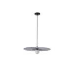 ΦΩΤΙΣΤΙΚΟ ΚΡΕΜΑΣΤΟ ΜΕΤΑΛΛΟ-ΥΦΑΣΜΑ 1XG9 MAX 10W Φ480mm ΓΚΡΙ ARTE ILLUMINA PIRUETTE - Image 2