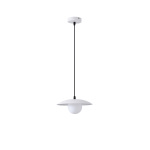 ΦΩΤΙΣΤΙΚΟ ΚΡΕΜΑΣΤΟ ΜΕΤΑΛΛΟ G9 ΜΑΧ 7W 250X250X125mm ΛΕΥΚΟ ARTE ILLUMINA COBA CABANA - Image 2
