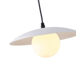 ΦΩΤΙΣΤΙΚΟ ΚΡΕΜΑΣΤΟ ΜΕΤΑΛΛΟ G9 ΜΑΧ 7W 250X250X125mm ΛΕΥΚΟ ARTE ILLUMINA COBA CABANA - Image 3