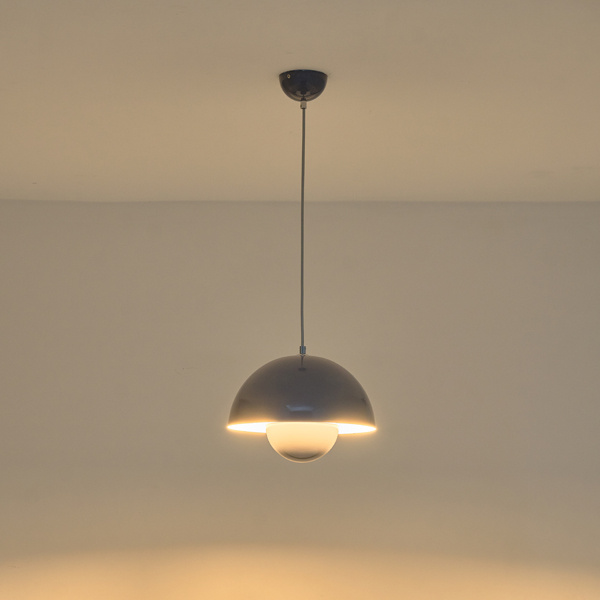 ΦΩΤΙΣΤΙΚΟ ΚΡΕΜΑΣΤΟ ΜΕΤΑΛΛΟ 1XE27 Max15w 300X1290mm ΓΚΡΙ ARTE ILLUMINA JARDEN - Image 3