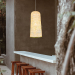 ΦΩΤΙΣΤΙΚΟ ΚΡΕΜΑΣΤΟ ΜΟΝΟΦΩΤΟ Ε27 MAX 60W D300X600H BAMBOO ARTE ILLUMINA CROSSLINE - Image 2