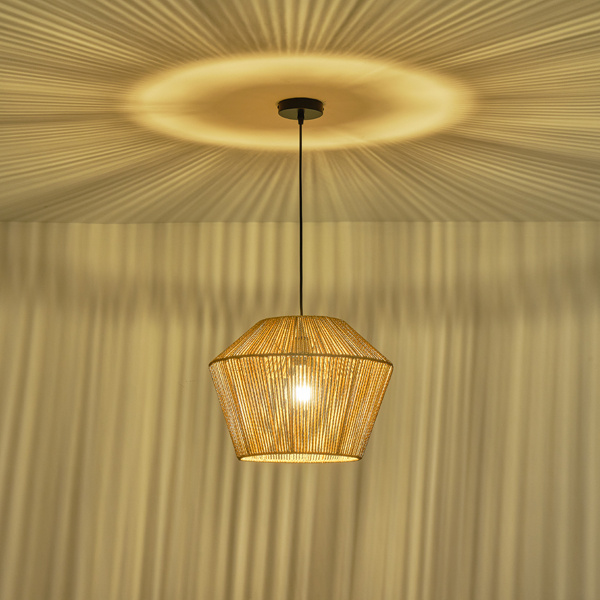 ΦΩΤΙΣΤΙΚΟ ΚΡΕΜΑΣΤΟ ΡΑΤΤΑΝ 1XE27 Max15w 400X1320mm ΚΑΦΕ ARTE ILLUMINA VENTO - Image 3