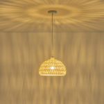 ΦΩΤΙΣΤΙΚΟ ΚΡΕΜΑΣΤΟ ΡΑΤΤΑΝ 1XE27 Max15w 300X1270mm ΛΕΥΚΟ ARTE ILLUMINA VENTO - Image 3