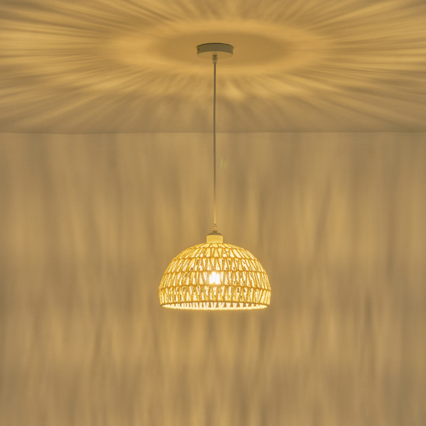 ΦΩΤΙΣΤΙΚΟ ΚΡΕΜΑΣΤΟ ΡΑΤΤΑΝ 1XE27 Max15w 300X1270mm ΛΕΥΚΟ ARTE ILLUMINA VENTO - Image 3