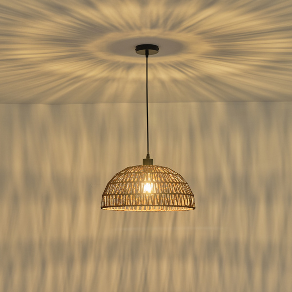 ΦΩΤΙΣΤΙΚΟ ΚΡΕΜΑΣΤΟ ΡΑΤΤΑΝ 1XE27 Max15w 390Χ1270mm ΚΑΦΕ ARTE ILLUMINA VENTO - Image 3