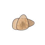 ΑΠΛΙΚΑ ΤΟΙΧΟΥ ΡΑΤΤΑΝ 1XE27 Max15w 430Χ300mm ΚΑΦΕ-ΜΑΥΡΟ ARTE ILLUMINA KAI - Image 2