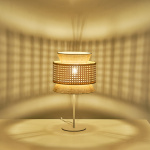 ΕΠΙΤΡΑΠΕΖΙΟ ΦΩΤΙΣΤΙΚΟ ΥΦΑΣΜΑ 1XE27 Max15w 260X460mm MΠΕΖ-MΑΤ ΛΕΥΚΟ ARTE ILLUMINA ISLA - Image 3