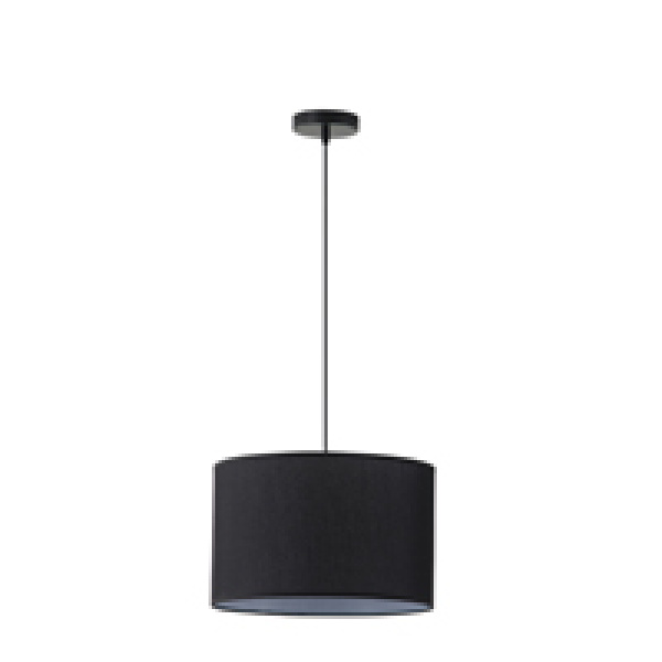ΦΩΤΙΣΤΙΚΟ ΚΡΕΜΑΣΤΟ ΥΦΑΣΜΑ 1XΕ27 Max15w Φ380ΧH240mm ΜΑΥΡΟ ARTE ILLUMINA SOHO - Image 2