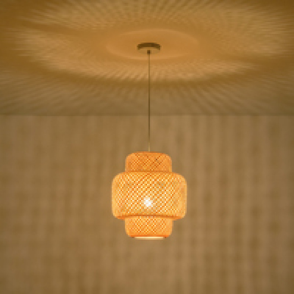 ΦΩΤΙΣΤΙΚΟ ΚΡΕΜΑΣΤΟ BAMBOO 1XE27 Max15w 310X310X1480mm ARTE ILLUMINA AVRA - Image 3