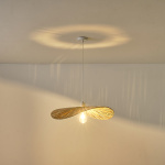 ΦΩΤΙΣΤΙΚΟ ΚΡΕΜΑΣΤΟ BAMBOO 1XE27 Max15w 550X550X120mm ARTE ILLUMINA OASIS - Image 3