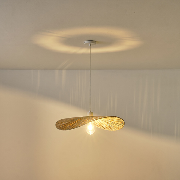 ΦΩΤΙΣΤΙΚΟ ΚΡΕΜΑΣΤΟ BAMBOO 1XE27 Max15w 550X550X120mm ARTE ILLUMINA OASIS - Image 3