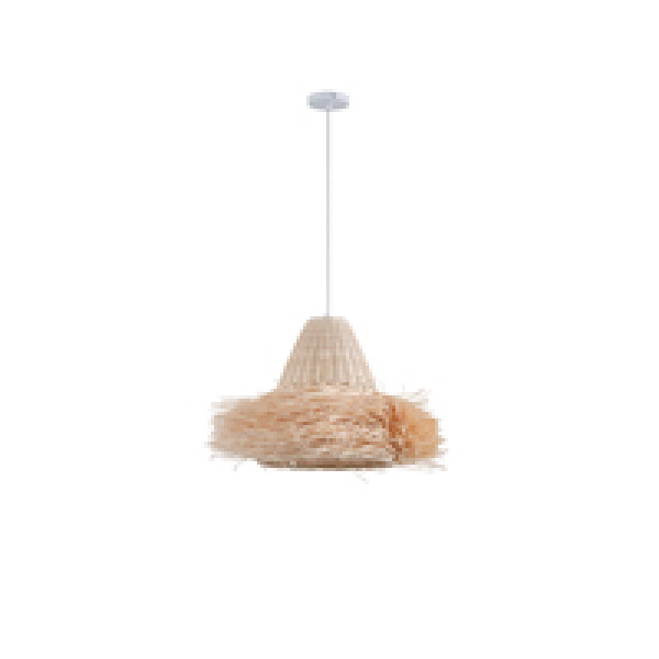 ΦΩΤΙΣΤΙΚΟ ΚΡΕΜΑΣΤΟ BAMBOO 1XE27 Max15w Φ560mm ARTE ILLUMINA SISAL - Image 2