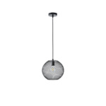 ΦΩΤΙΣΤΙΚΟ ΚΡΕΜΑΣΤΟ ΜΕΤΑΛΛΟ 1XE27 Max15w 350X350Χ1360mm ΜΑΥΡΟ ARTE ILLUMINA MESH - Image 2