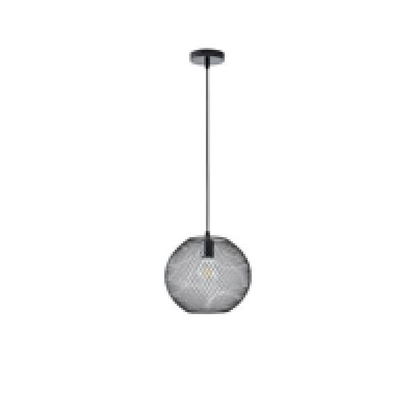 ΦΩΤΙΣΤΙΚΟ ΚΡΕΜΑΣΤΟ ΜΕΤΑΛΛΟ 1XE27 Max15w 350X350Χ1360mm ΜΑΥΡΟ ARTE ILLUMINA MESH - Image 2