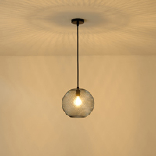 ΦΩΤΙΣΤΙΚΟ ΚΡΕΜΑΣΤΟ ΜΕΤΑΛΛΟ 1XE27 Max15w 350X350Χ1360mm ΜΑΥΡΟ ARTE ILLUMINA MESH - Image 3