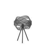 ΦΩΤΙΣΤΙΚΟ ΕΠΙΤΡΑΠΕΖΙΟ ΜΕΤΑΛΛΟ 1XE27 Max15w 300X300X4700mm ΜΑΥΡΟ ARTE ILLUMINA OGGI - Image 2
