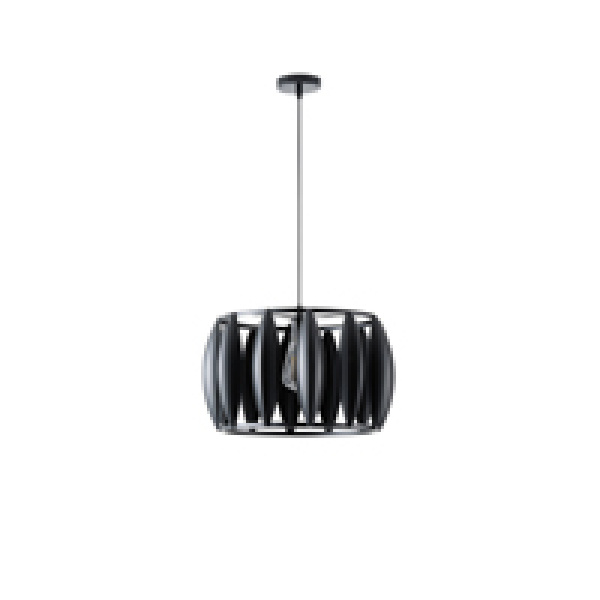ΦΩΤΙΣΤΙΚΟ ΚΡΕΜΑΣΤΟ ΜΕΤΑΛΛΟ 1XE27 Max15w 425X425X1300mm ΜΑΥΡΟ ARTE ILLUMINA CROWN - Image 2