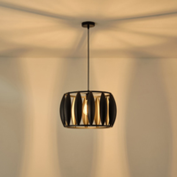 ΦΩΤΙΣΤΙΚΟ ΚΡΕΜΑΣΤΟ ΜΕΤΑΛΛΟ 1XE27 Max15w 425X425X1300mm ΜΑΥΡΟ ARTE ILLUMINA CROWN - Image 3
