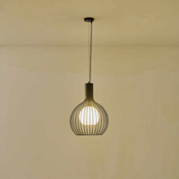 ΦΩΤΙΣΤΙΚΟ ΚΡΕΜΑΣΤΟ ΜΕΤΑΛΛΟ 1XE27 Max15w 340x340x1520mm MAΥΡΟ-ΛΕΥΚΟ ARTE ILLUMINA AIRY - Image 3