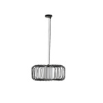 ΦΩΤΙΣΤΙΚΟ ΚΡΕΜΑΣΤΟ ΜΕΤΑΛΛΟ 1XE27 Max15w 340X340X1520mm ΜΑΥΡΟ ARTE ILLUMINA AIRY - Image 2