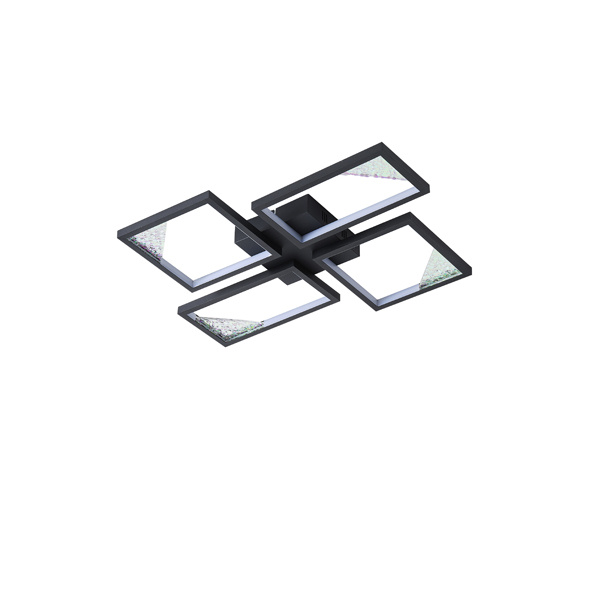 ΦΩΤΙΣΤΙΚΟ ΟΡΟΦΗΣ AΛΟΥΜΙΝΙΟ LED 36W 1200Lm 3000K 450X580X55mm AΣΗΜΙ ARTE ILLUMINA SQUARE - Image 2