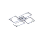 ΦΩΤΙΣΤΙΚΟ ΟΡΟΦΗΣ ΑΛΟΥΜΙΝΙΟ LED 36W 900Lm 3000K 450X580X55mm ΜΑΥΡΟ ARTE ILLUMINA SQUARE - Image 2