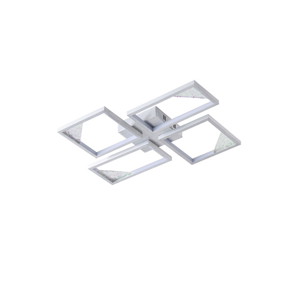 ΦΩΤΙΣΤΙΚΟ ΟΡΟΦΗΣ ΑΛΟΥΜΙΝΙΟ LED 36W 900Lm 3000K 450X580X55mm ΜΑΥΡΟ ARTE ILLUMINA SQUARE - Image 2