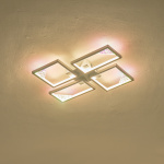 ΦΩΤΙΣΤΙΚΟ ΟΡΟΦΗΣ ΑΛΟΥΜΙΝΙΟ LED 36W 900Lm 3000K 450X580X55mm ΜΑΥΡΟ ARTE ILLUMINA SQUARE - Image 3