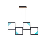 ΦΩΤΙΣΤΙΚΟ ΚΡΕΜΑΣΤΟ ΑΛΟΥΜΙΝΙΟ LED 36W 850Lm 3000K 820X16X1340mm ΜΑΥΡΟ ARTE ILLUMINA SQUARE - Image 2