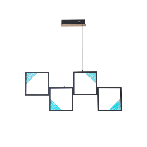 ΦΩΤΙΣΤΙΚΟ ΚΡΕΜΑΣΤΟ ΑΛΟΥΜΙΝΙΟ LED 36W 850Lm 3000K 820X16X1340mm ΜΑΥΡΟ ARTE ILLUMINA SQUARE - Image 2