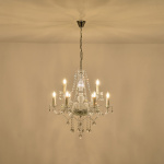 ΦΩΤΙΣΤΙΚΟ ΚΡΕΜΑΣΤΟ ΜΕΤΑΛΛΟ-ΓΥΑΛΙ 9ΦΩΤΟ 9X14E ΜΑΧ  15w 710X1750mm ΛΕΥΚΟ ARTE ILLUMINA KRISTALLO - Image 3