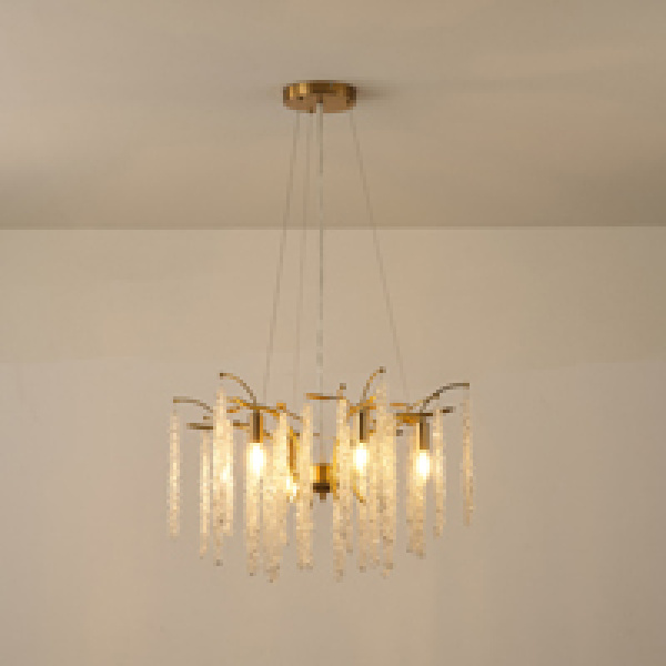 ΦΩΤΙΣΤΙΚΟ ΚΡΕΜΑΣΤΟ ΜΕΤΑΛΛΟ-ΔΙΑΦΑΝΕΣ ΓΥΑΛΙ 6ΦΩΤΟ 6XE14 ΜΑΧ 8W Φ590mm ARTE ILLUMINA DYNASTY - Image 3