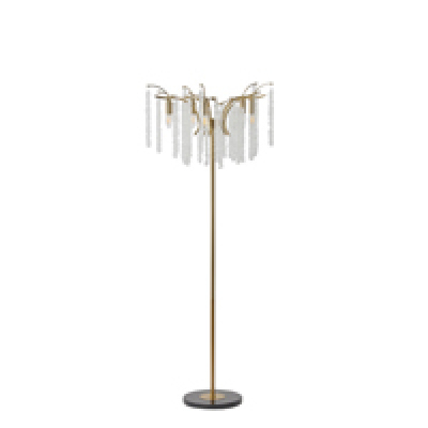 ΦΩΤΙΣΤΙΚΟ ΕΠΙΔΑΠΕΔΙΟ ΜΕΤΑΛΛΟ-ΔΙΑΦΑΝΕΣ ΓΥΑΛΙ 5XE14 ΜΑΧ 8W Φ500mm ARTE ILLUMINA DYNASTY - Image 2