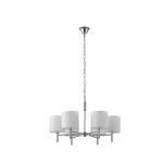 ΦΩΤΙΣΤΙΚΟ ΚΡΕΜΑΣΤΟ ΜΕΤΑΛΛΟ-ΥΦΑΣΜΑ 6ΦΩΤΟ 6XE27 Max15w 400X690mm ARTE ILLUMINA COURT - Image 2