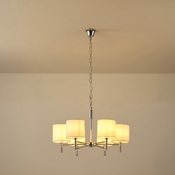 ΦΩΤΙΣΤΙΚΟ ΚΡΕΜΑΣΤΟ ΜΕΤΑΛΛΟ-ΥΦΑΣΜΑ 6ΦΩΤΟ 6XE27 Max15w 400X690mm ARTE ILLUMINA COURT - Image 3