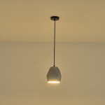 ΦΩΤΙΣΤΙΚΟ ΚΡΕΜΑΣΤΟ ΤΣΙΜΕΝΤΟ 1xΕ27 Max15w 160X160X170mm ΓΚΡΙ ARTE ILLUMINA ARME - Image 3