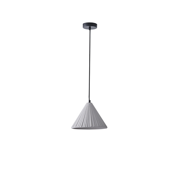 ΦΩΤΙΣΤΙΚΟ ΚΡΕΜΑΣΤΟ ΤΣΙΜΕΝΤΟ 1xΕ27 Max15w 240X240X210mm ΓΚΡΙ ARTE ILLUMINA PLATRE - Image 2